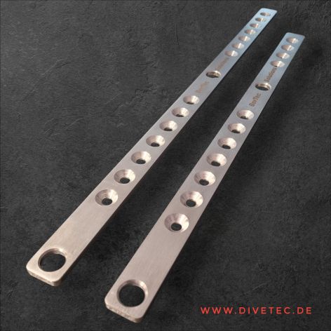 BerTec Edelstahlschiene 457mm