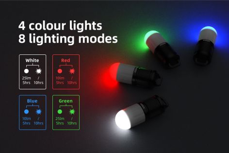 Xtar SD1 MINI Lampe 4 Farbige