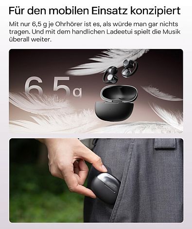 SHOKZ OpenDots ONE Open Ear - schwarz