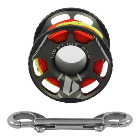 Große Tech-Spool für Dekompression, Wrack- und Höhlentauchen.