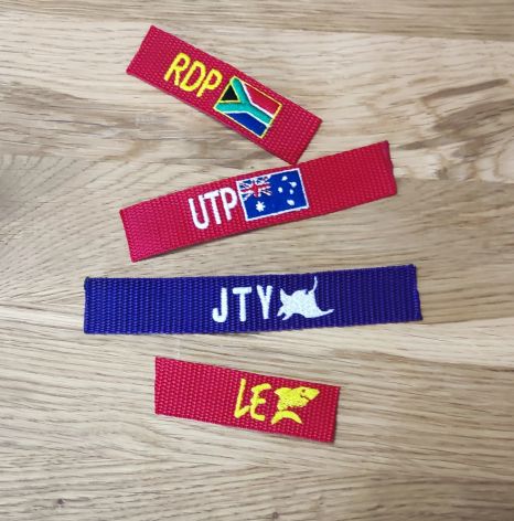 DLUXE TANK STRAP ICONED PERSONALISED
