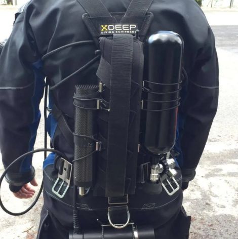 XDEEP Argon - Battery - Clamp + 100cm Bunee Cord