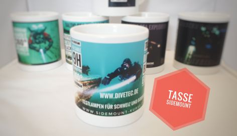 Tassen TillyTec - DIVETEC Black Edition