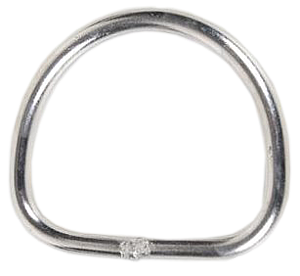 50 mm Alu D-Ring gerade 50 mm Alu D-Ring gerade