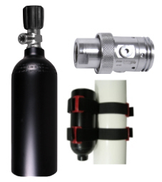 ARGON Füllset 1,5 Liter, Argon Gewinde, Flaschen Mounting ARGON Füllset 1,5 Liter, Argon Gewinde, Flaschen Mounting
