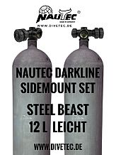 NAUTEC DarkLine SIDEMOUNT 12 leicht Set NAUTEC DarkLine SIDEMOUNT 12 leicht Set