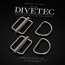 XDEEP SLIDING D-Ring 2 Stück