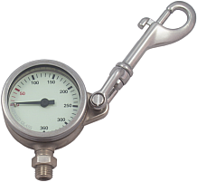DIRZONE Finimeter 52MM 288BAR SNAP mit Karabiner DIRZONE Finimeter 52MM 288BAR SNAP mit Karabiner