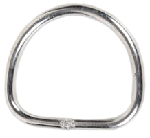 50 mm Alu D-Ring gerade 50 mm Alu D-Ring gerade